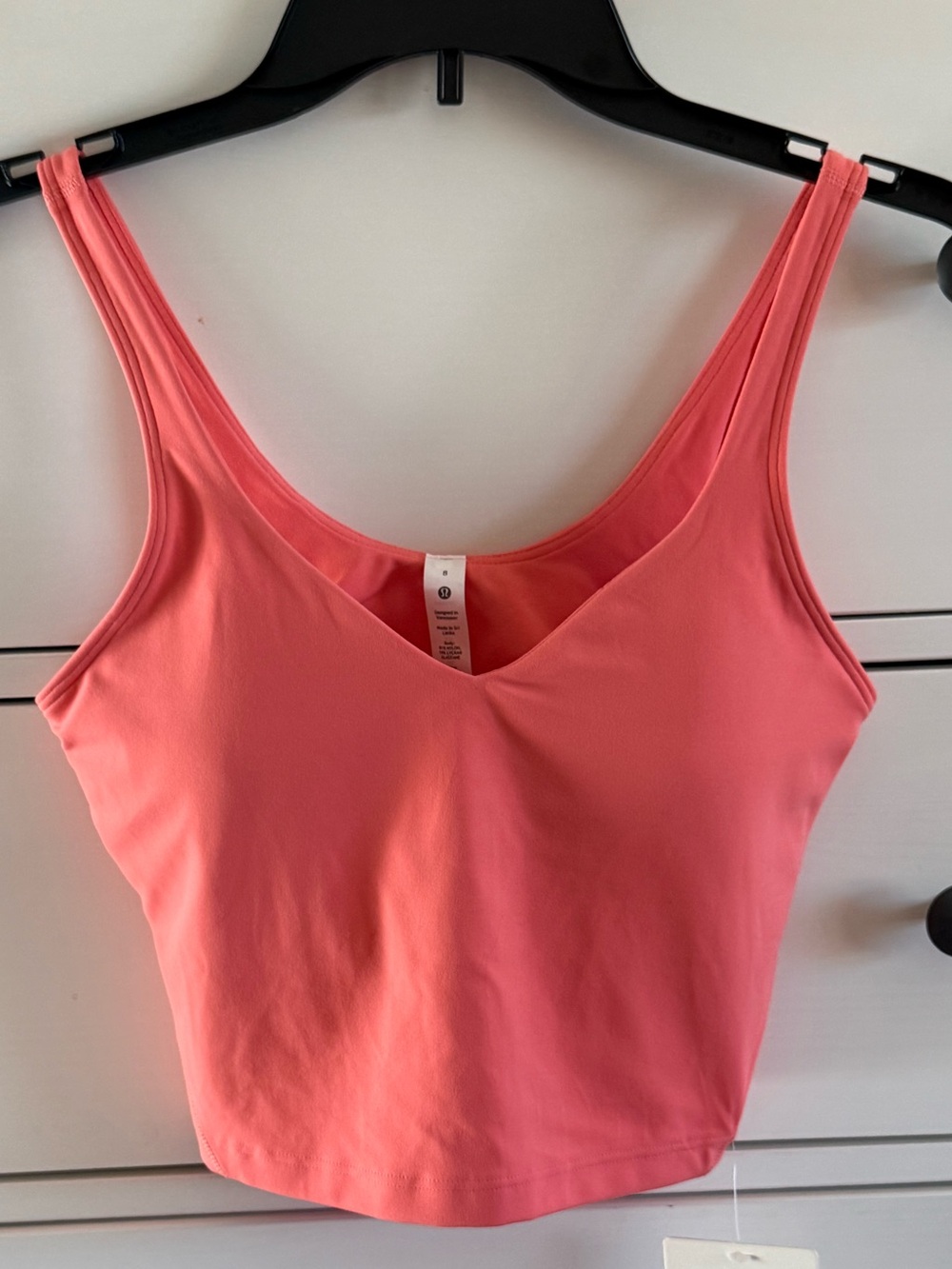 Lululemon Align Tank Raspberry Cream (Coral Salmon Pink) Size 8 NWT